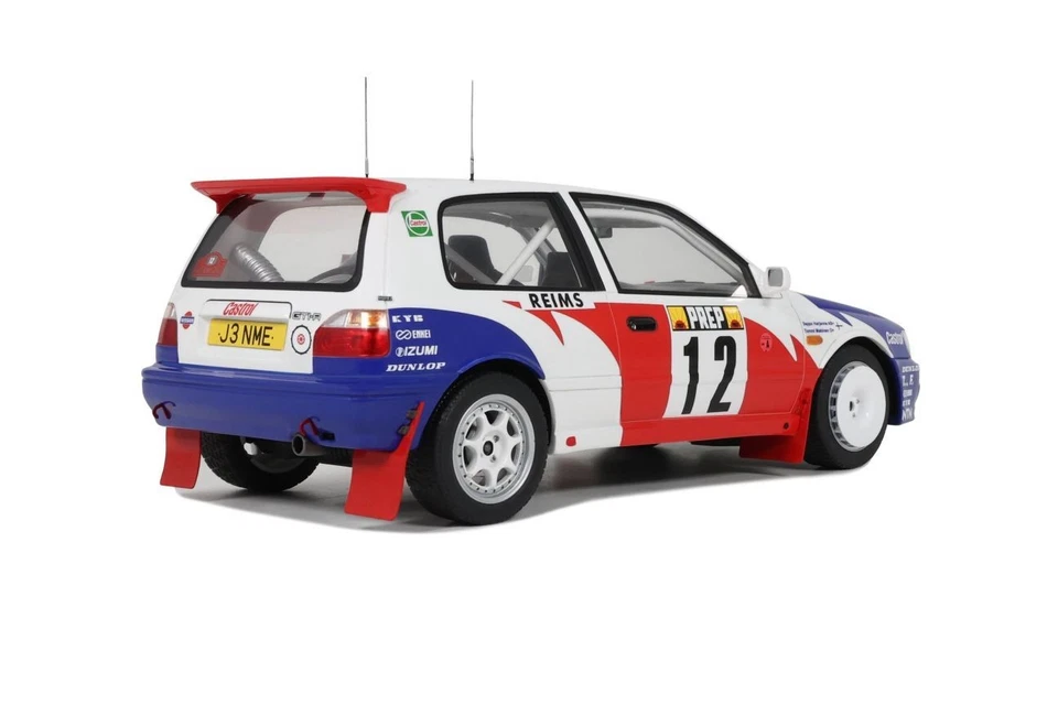 Otto Nissan Sunny Gti-R #12 - Makinen - Rally Montecarlo 1992 1/18. OT461 - Immagine 2 di 4