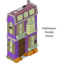 Webkinz Halloween Purple Home Creepy Scary Spooky Season Haunted Dark Building