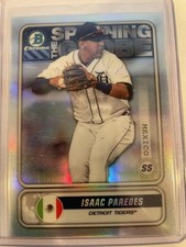 2020 Bowman Chrome Spanning The Globe Isaac Paredes #STG-IP