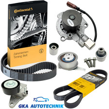 CONTITECH Zahnriemensatz Keilrippenriemen Wasserpumpe für AUDI VW 1.6 2.0 TDI