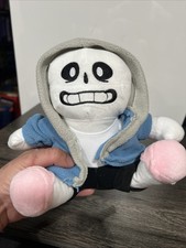 Sudadera con capucha desmontable de felpa Undertale 8" Sans Skeleton