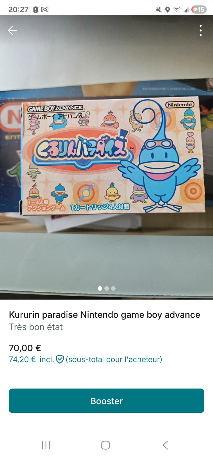 Kururin Paradise Nintendo Game Boy Advance