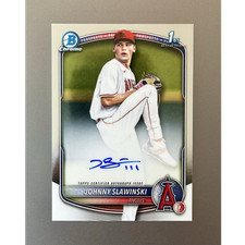 2025 Bowman Draft Chrome Johnny Slawinski 1st Bowman Auto #CPA-JS