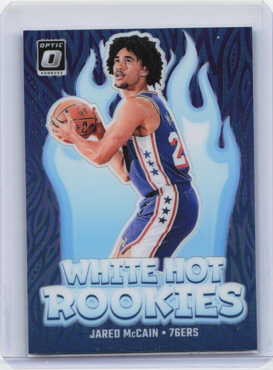 2024-25 Donruss Optic #2 Jared McCain White Hot Rookies Holo