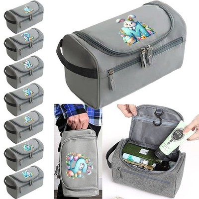 Hase Osterei Alphabet Kunst hängend Reise Kulturbeutel für Organizer Tasche