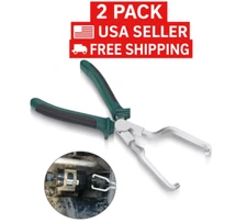 9Inch Electrical Disconnect Pliers Fuel Line Clip Spark Plug Repair Tool_ 2-Pack
