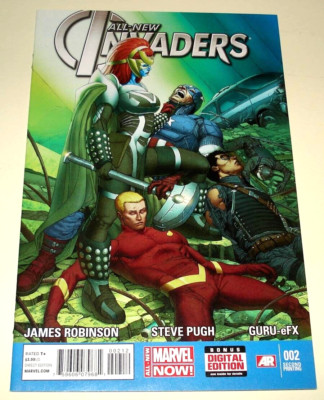 ALL-NEW INVADERS # 2 Marvel Comic (June 2014) NM 2nd PRINTING VARIANT EDITION