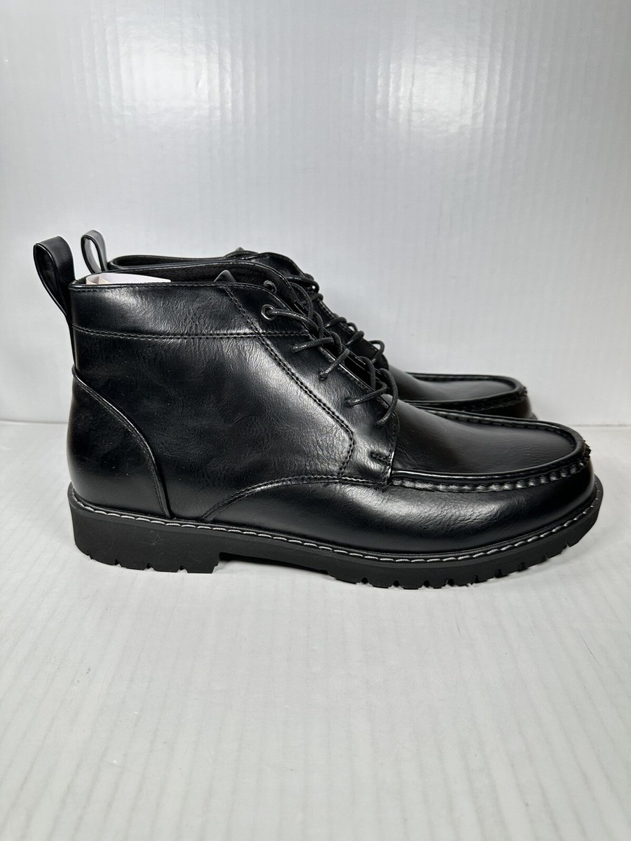 Size 11 Rockport Kevan Boot CJ1573 Mens Black Synthetic Lace  display picture 3