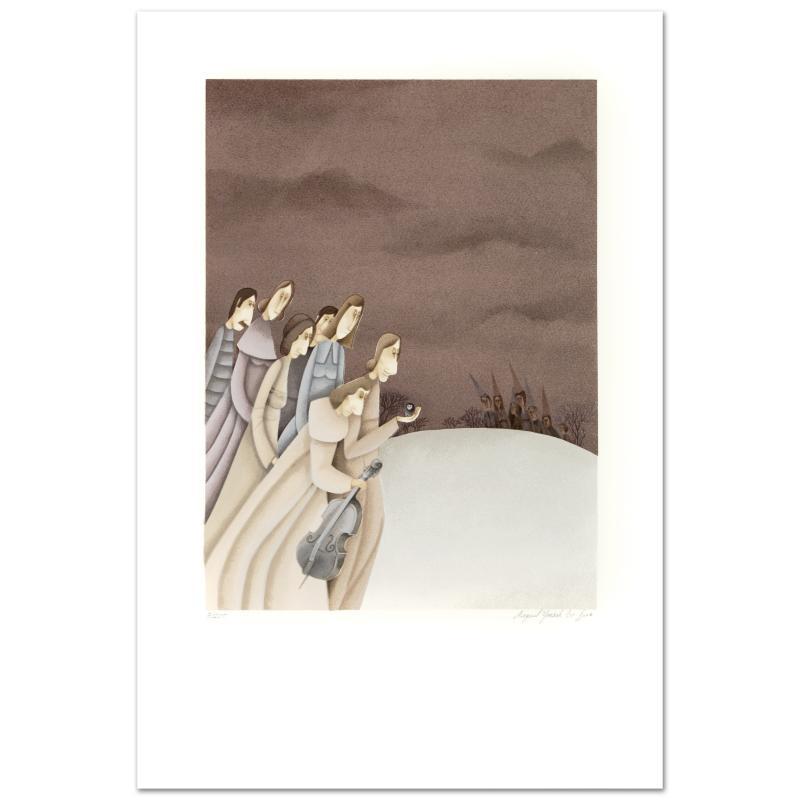 アビガイル・ヨレッシュ 「新郎新婦」 リトグラフ Avigail Yoresh