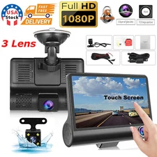 1080P Car Dual Lens DVR Dash Cam Front and Rear Video Recorder Camera G-sensor