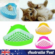 Rabbit Toilet Litter Tray,Small Animal Toilet Corner Potty, Pet Litter Trays