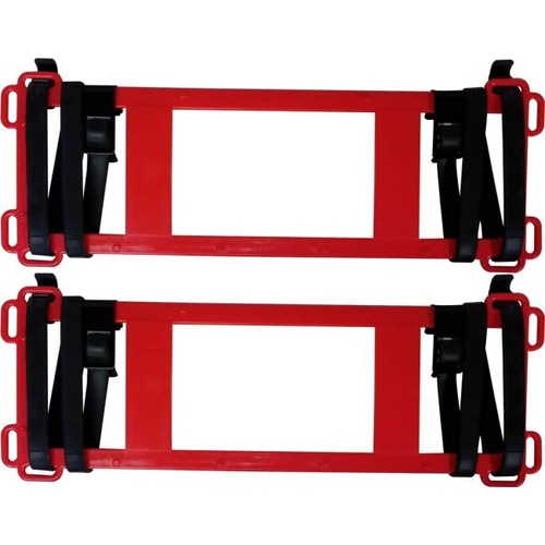 Heavy Duty Trade Plate Holders With Adjustable Rubber Straps (Pair) WET0013 eBay