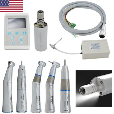 COXO C PUMA INT+ Dental Electric Motor LED 1:1 Contra Angle Handpiece Brushless