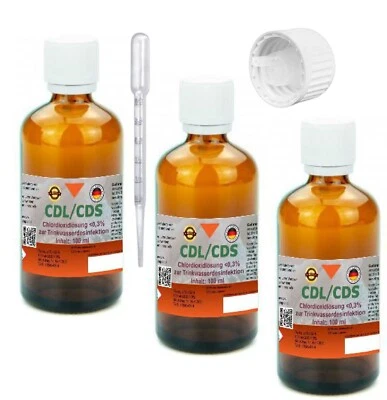 BLACK BARONESS CDL 0,3 % CDS 3x 100 ml Fertiglösung aktiviert Tropfer Pipette Braunglasflasche