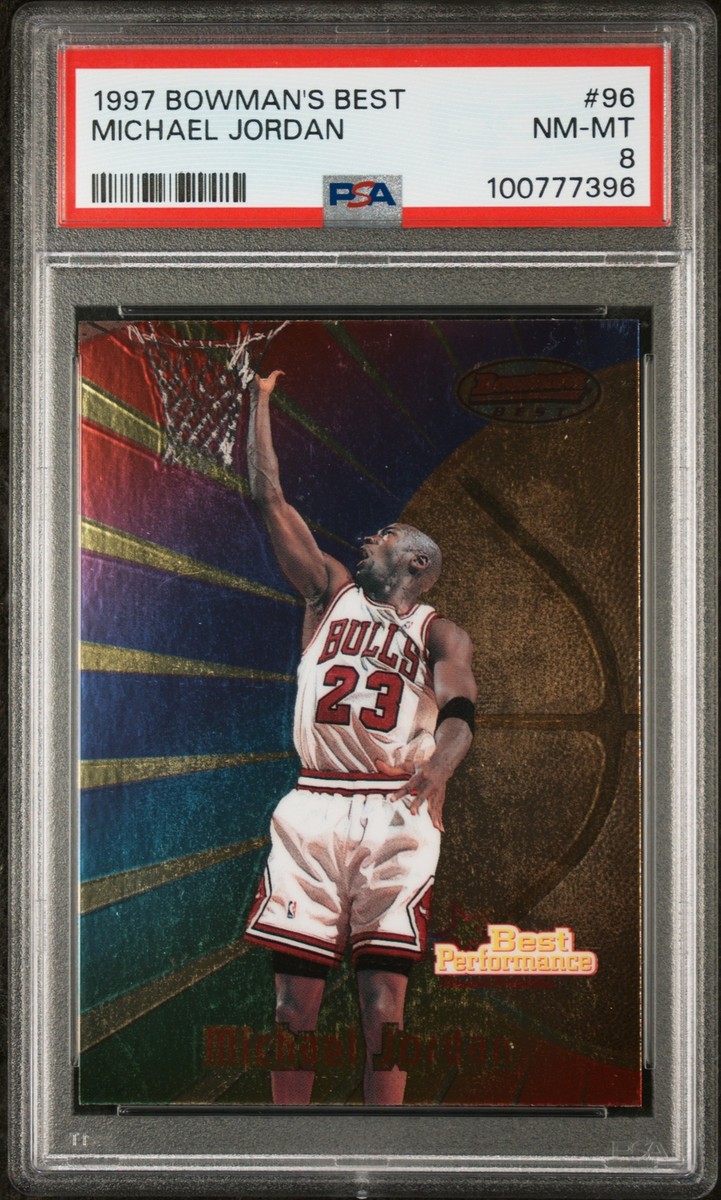 1997-98 Bowman's Best - Best Performance Michael Jordan #96 for