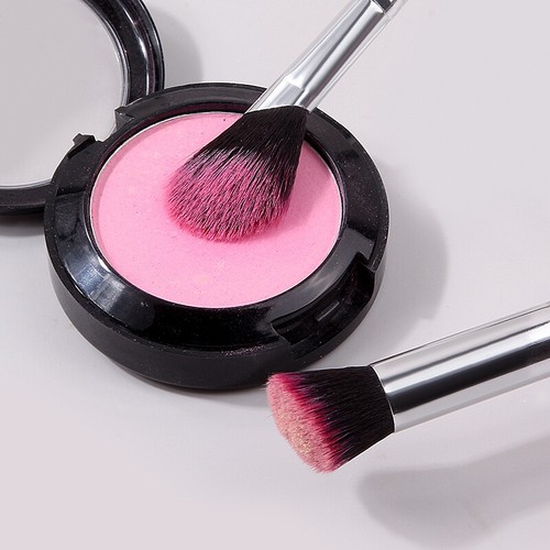 2Pcs/set Fan-Shaped Highlight Facial Contour Nose Shadow Brush Concealer Bru GF