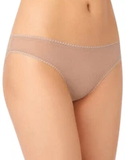 OnGossamer Women Mesh Hip Bikini Mocha Size L