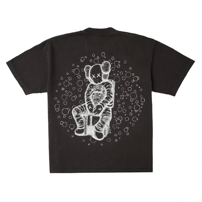 KAWS For Kid Cudi Moon Man Glow In The Dark Tee - Size LARGE - In  