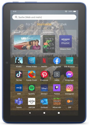 Fire HD 8 Tablet, 8-Zoll, 32 GB, 2GB RAM, 2022, Grau, mit Werbung