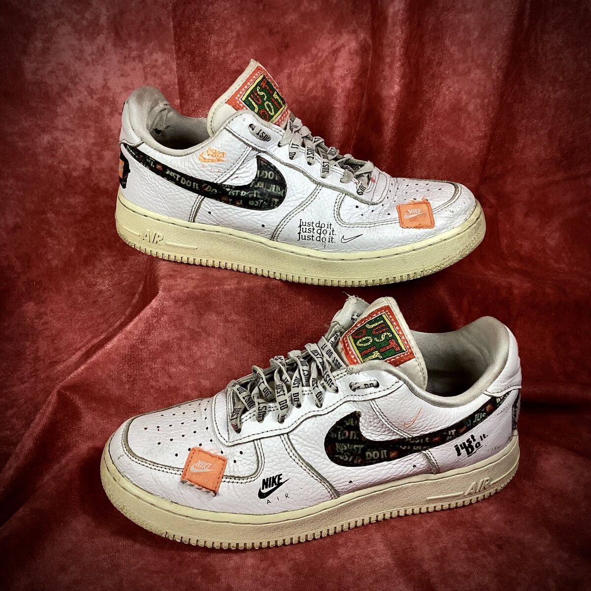 Nike Air Force 1 Mens Size 8 Low '07 PRM Just Do It Shoes Nike Air Force 1 Mens Size 8 Low '07 PRM Just Do It Shoes