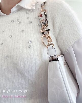 NWT Coach CS442 Nolita 19 In Signature Canvas Glacierwhite + an