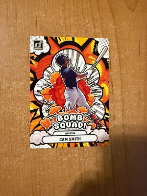 レア皿latin bomb squad入手困難 2025 Donruss Baseball - Cam Smith - #6 Bomb Squad Insert ASTROS | eBay