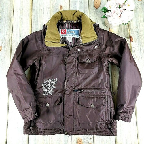 Brown Parka. Insulated SNOWBOARD JACKET 
