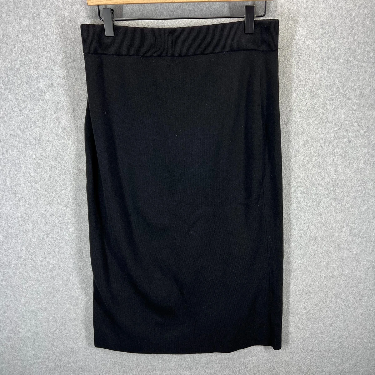 Pringle Of Scotland knitted midi skirt - Black