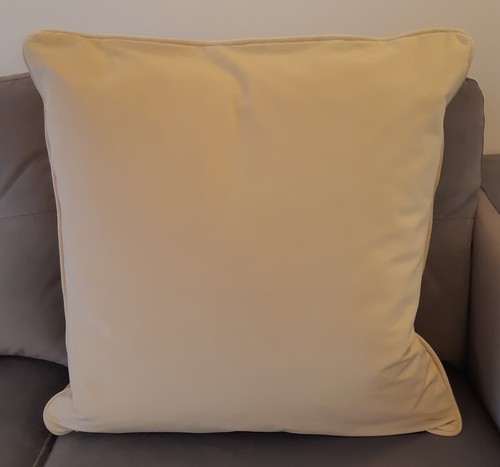 Handmade Designer Velvet Cushion Duck Feather Filled 60 x 60 cm NEW - Picture 2 of 5