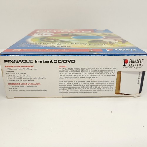 Pinnacle Instant CD/DVD PC Software Program New 100 Free mp3s 2003 - Picture 5 of 7