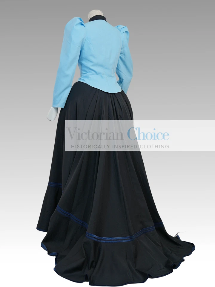 Vintage Victorian Edwardian 1890s 1900s Dress Suit Gown Reenactment Theater 801 - Image 4 of 4