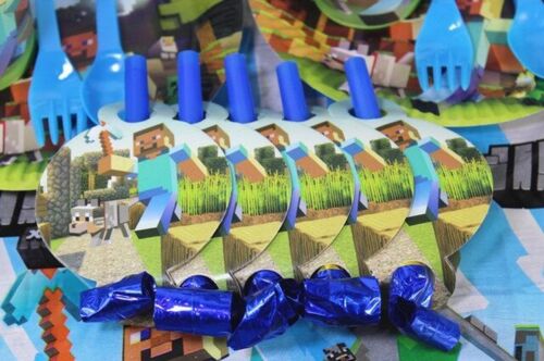 Fornitura festa usa e getta bambini decorazione compleanno tazze di carta piastra cappello striscione - Foto 22 di 37
