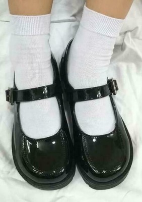 square toe mary jane flats