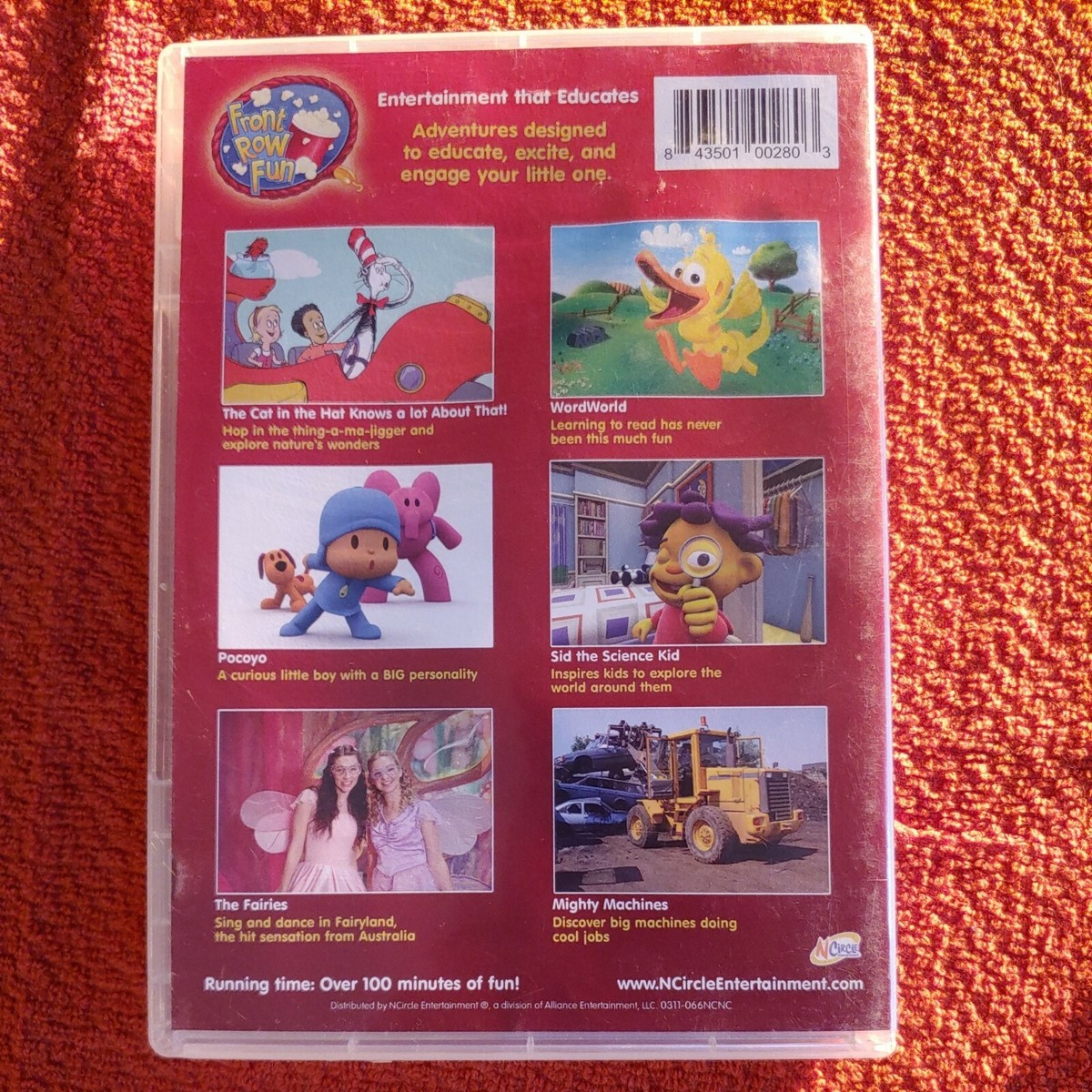 FRONT ROW FUN..ENTERTAINMENT THAT EDUCATES DVD Animated