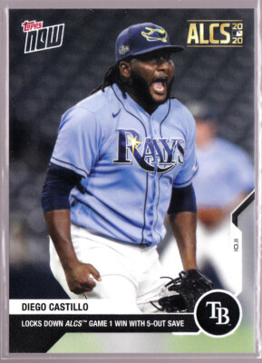 Diego Castillo Locks Down ALCS Win vs Astros 10.11 2020 Topps Now #401 Base SP
