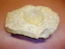 Vintage Genuine Alabaster Cigar / Cigarette Ashtray  10" x 8" x 2" Made in Italy