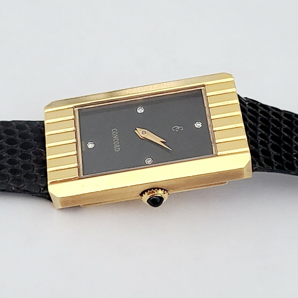 Ladies Vintage CONCORD 18K Yellow Gold & Diamond Winding Watch | eBay