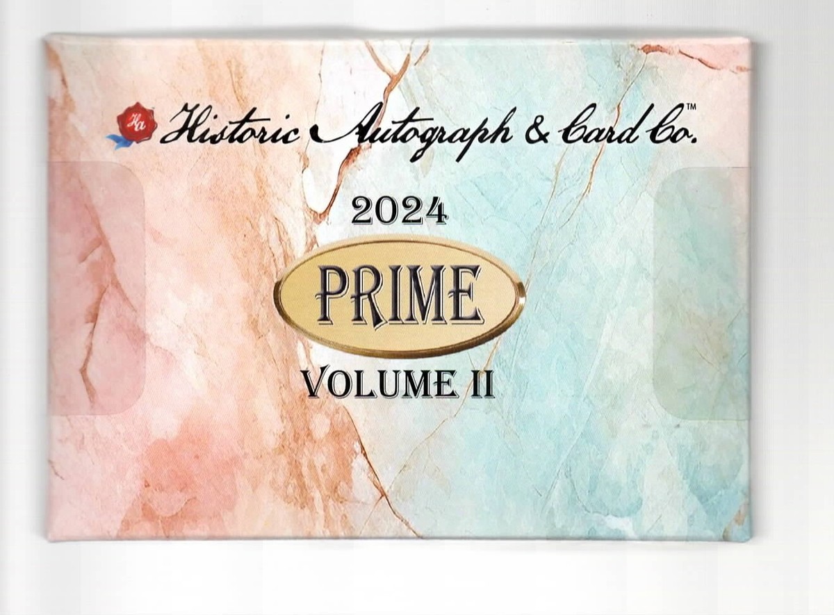 2024 HISTORIC AUTOGRAPHS PRIME VOLUME 2 SEALED BOX | eBay