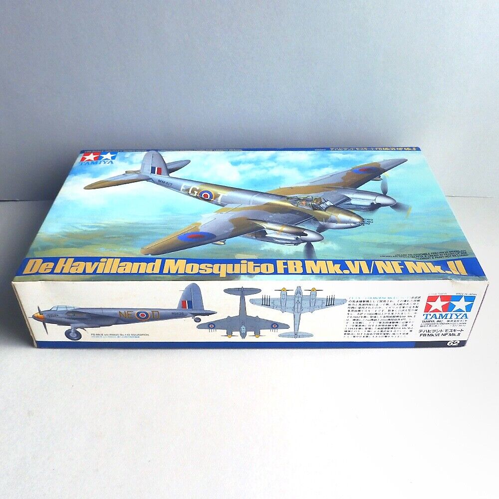 Tamiya 61062 1/48 Aircraft Model Kit De Havilland Mosquito Tamiya 61062 1/48 Aircraft Model Kit De Havilland Mosquito