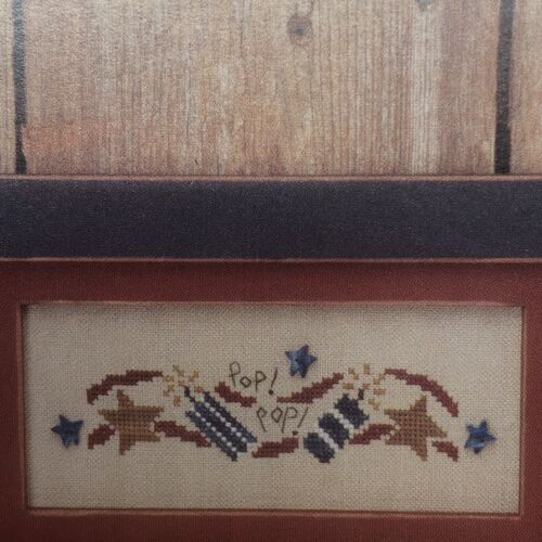 Bent Creek 2 Patriotic Charts Pop!, solo modelli punto croce Hurrah Hip - Foto 2 di 11