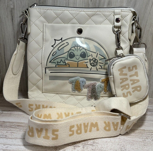 Disney Parks Authentic Galaxy's Edge 2023 Grogu Shoulder Handbag Tap Star Wars