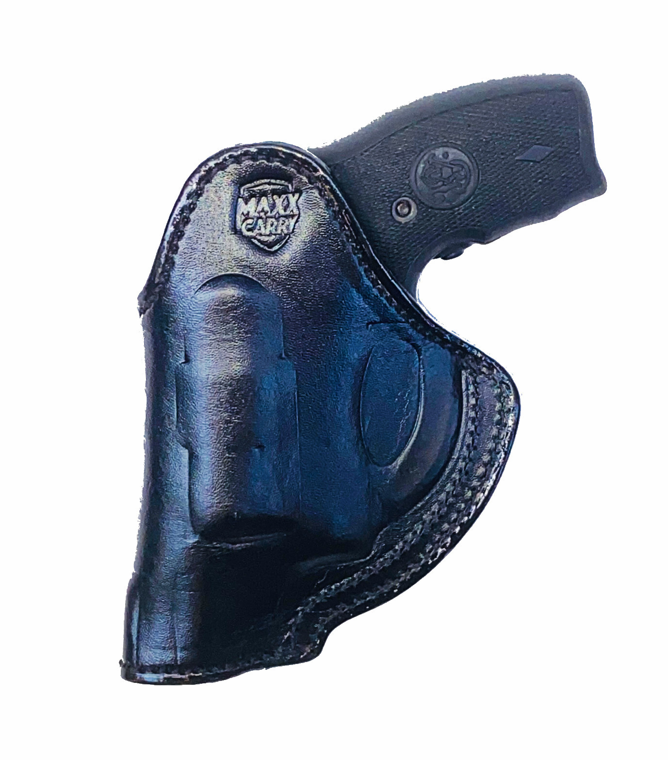 Max Carry Black Leather IWB Holster for Smith & Wesson S&W Airweight ...