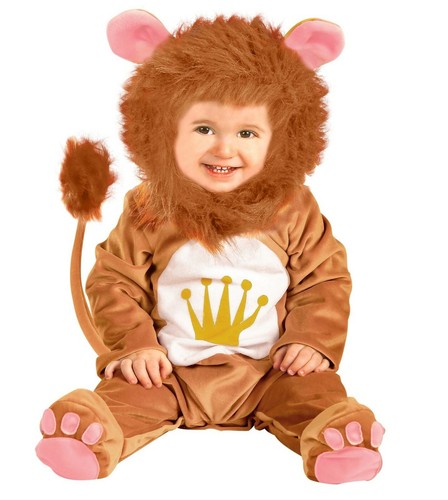 Costume Carnevale Vestito Leone Bambini 12 18 Mesi Travestimento Leoncino |  eBay