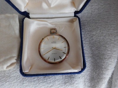 Herren Taschenuhr Gold Swiss BWC INCABLOC
