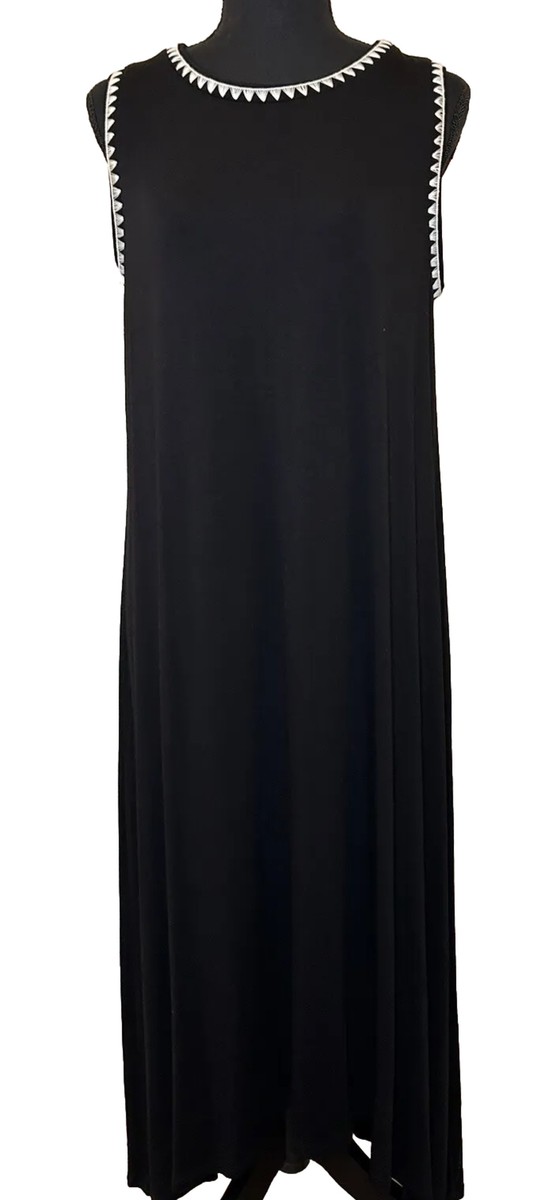 Vince Camuto Womens Black Sleeveless Maxi Evening Dress Gown Medium | eBay