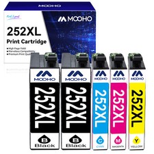 252XL For Epson High Yield Ink Cartridges For WorkForce WF-3620 WF-3640 WF-7610