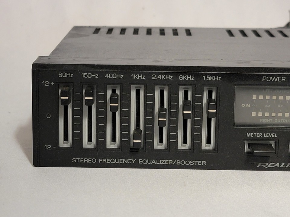 Vintage Realistic Car Stereo 7 Band Equalizer Booster 60 Watt 121959