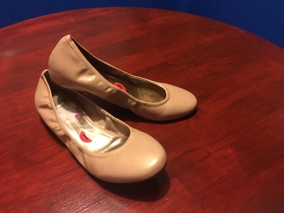Jessica Simpson Nude Beige Ballet Slippers Women S Flats Comfort
