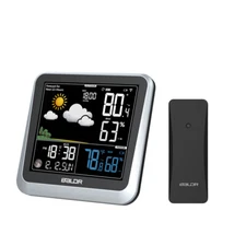 BALDR B336 Digital Color LCD Weather Station Indoor/Outdoor Temperature Humidity