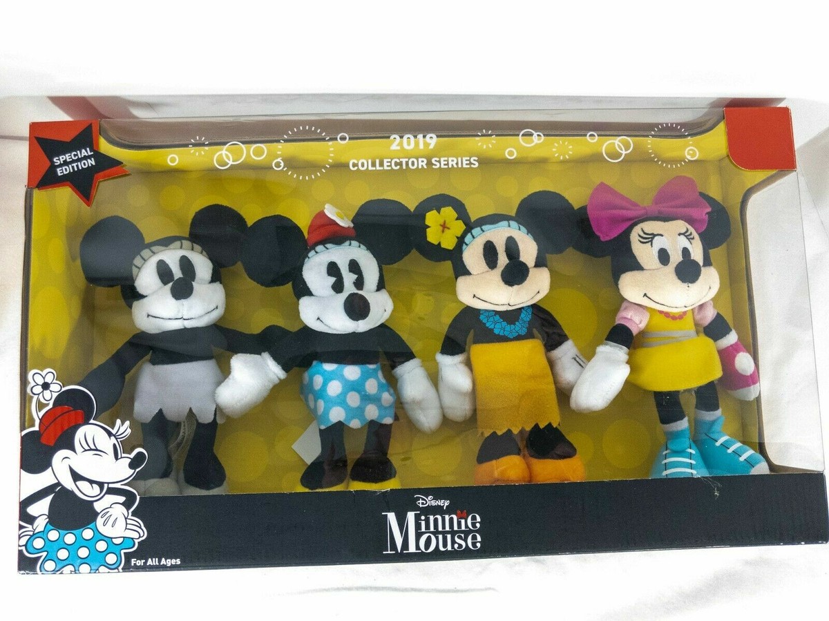 Disney 2019 Collector Series Minnie Mouse Plush Set of Special  Ed New